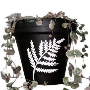 Fern Leaf - Hand-Painted Terracotta Pots | Indoor & Outdoor UV Protected Plant Pots